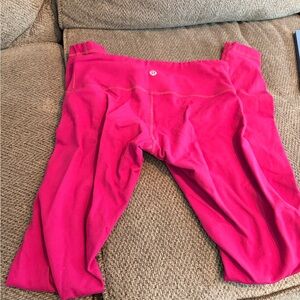 lululemon athletica Purple Leggings not pink
